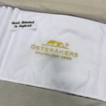 Flagga Broderad, dubbelsidig